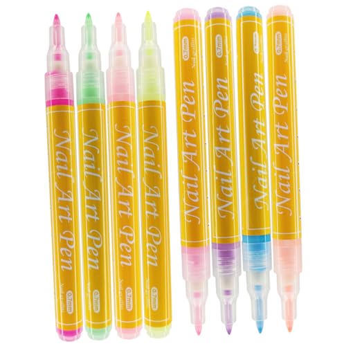 BELLIFFY �l�C���A�[�g�y�� 8�Z�b�g �u��8�F �l�C���y�C���g�y�� �ϋv�� �����׃��C�� �l�C��DIY�p ���e�c�[�� �l�C���f�R���[�V��������