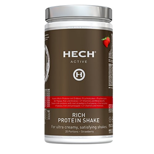 Preisvergleich Produktbild HECH ACTIVE Rich Protein Shake Erdbeere, 500 g