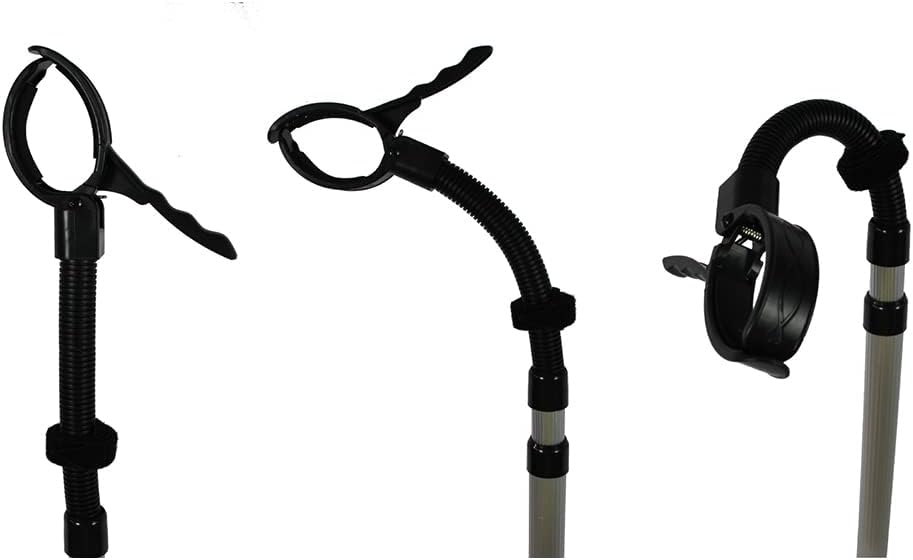 360 Degree Rotating Lazy Hair Dryer Stand Easy to Install Rack Hand Bendable Neck Release Hands