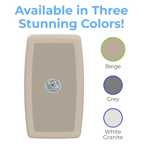Image of Koala Kare Surface-Mounted Vertical Baby Changing Station, Model KB301-00 (Beige)