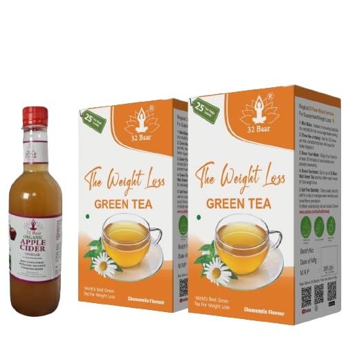 32 Baar Chamomile Flavour Tea Bags (Pack Of 2) & Apple Cider Vinegar (B0CYWWRHMD) Amazon Price History, Amazon Price Tracker