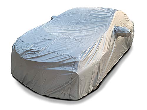 Crevelle Custom Fits 2004-2022 Toyota Prius/Prius Prime/Prius Plug-in Hatchback Wagon Car Cover Silver Metallic Covers