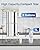 IceJoy 8-Stage Gravity Water Filtration System 3.0 Gallon - 304 Stainless Steel Countertop System with 4 Filters and Stand, Reduce 99.9% Chlorine, NSF/ANSI 42 Certification