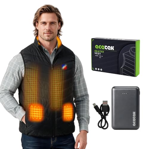 Image of Heated Gilet for Men Women with 10000mAh Battery Heated Body Warmer-L