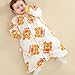 Soft Sleeping Bag for Infants and Toddlers, Wearable Baby Blanket Sleeping Bag for Spring, Autumn, Winter Split Legs for Toddlers All Seasons (120)