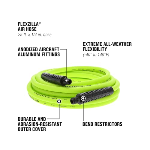 Flexzilla 1/4 in. x 25 ft. Hybrid Hose