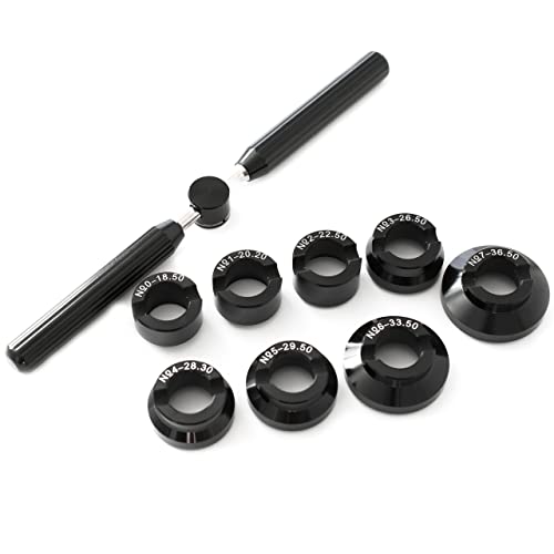 Black Wrench Tool Back Case Opener for Rolex and Tudor Watches Repair Tool Kit
