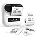 Phomemo M220 Etikettendrucker Bluetooth, Tragbarer Etikettiergerät,Upgrade 3 Zoll Labeldrucker für Barcode, Zuhause, Büro und kleine Unternehmen,für Android & iOS-Weiß