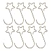 Produktbild shenruifa 2020 Kreative Weihnachten Dekoration, Home Weihnachten Dekoration Edelstahl Star Weihnachtsblumenhaken Firm Durable Christmas Tree Ornament