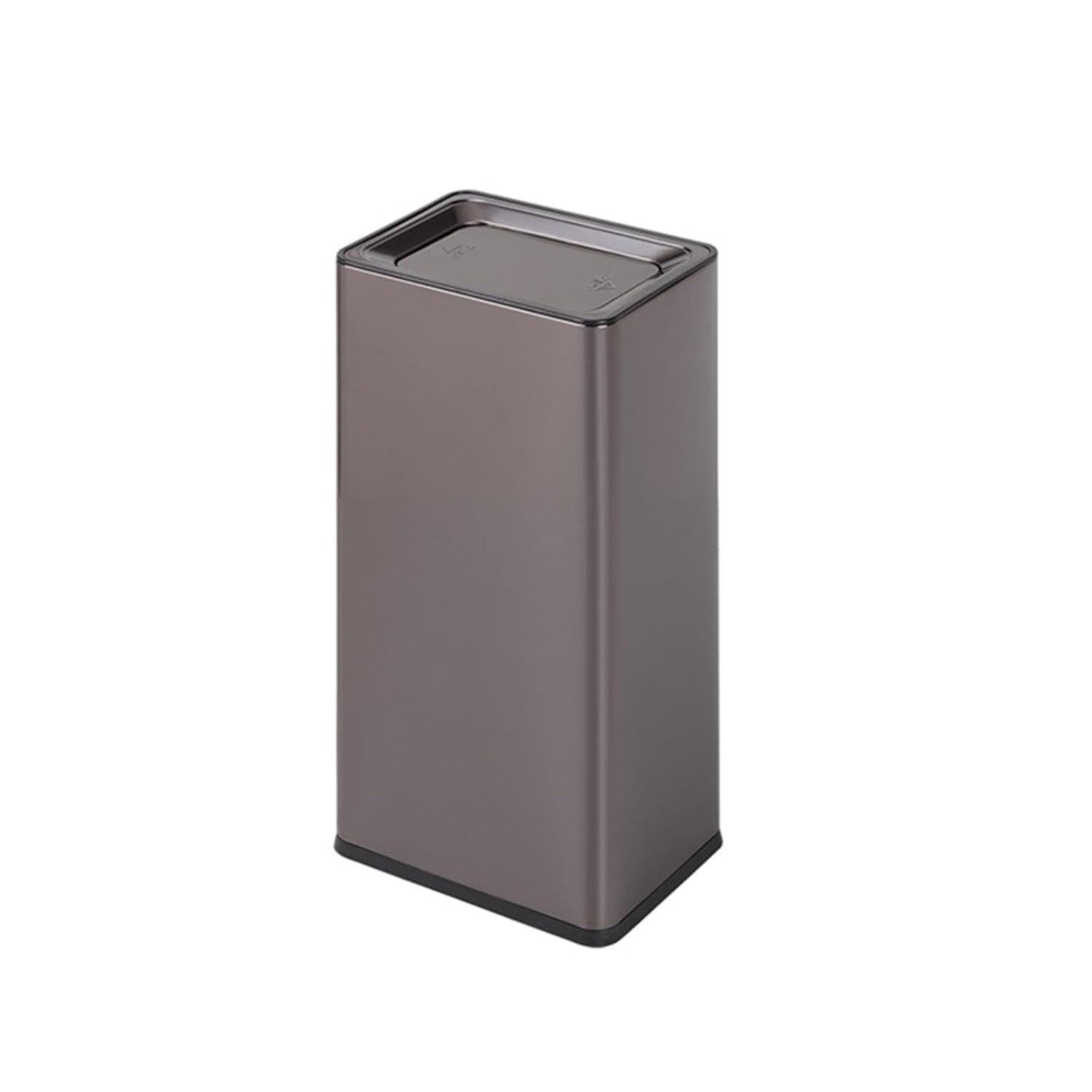 Garbage Can Garbage Can Stainless Steel Trash with Flipping Lid for Bedroom Living Room Office Hotel Shop Wastepaper