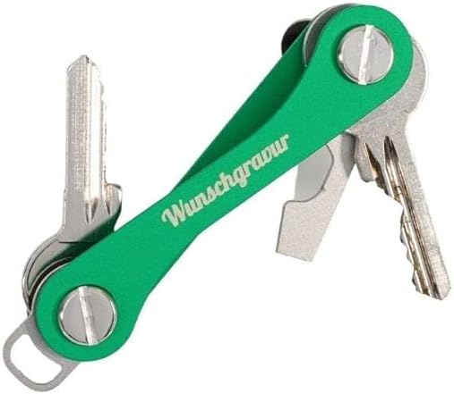 KEYKEEPA Classic Schlüsselorganizer Mit Gravur – Bis Zu 12 Schlüssel + Flaschenöffner | Deutscher Design Award Gewinner