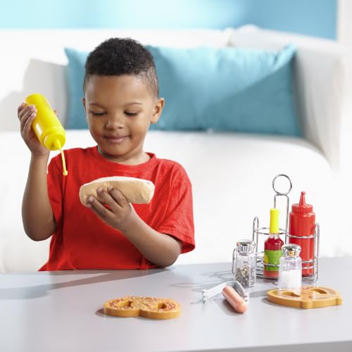 Melissa & Doug 6-Piece Condiments Wooden Play Kitchen Food Set - image 6