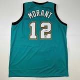 Facsimile Autographed Ja Morant Memphis Teal Retro Reprint Laser Auto Basketball Jersey Size Men's XL
