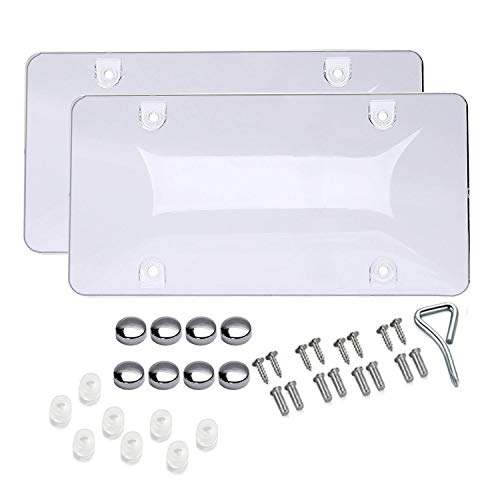 BLVD-LPF OBEY YOUR LUXURY Unbreakable License Plate Shields - [Pack of 2]…