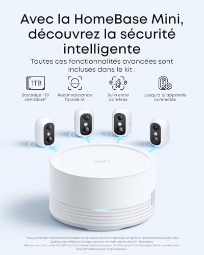 eufy Security eufyCam C35 Caméras Surveillance WiFi extérieur sans Fil