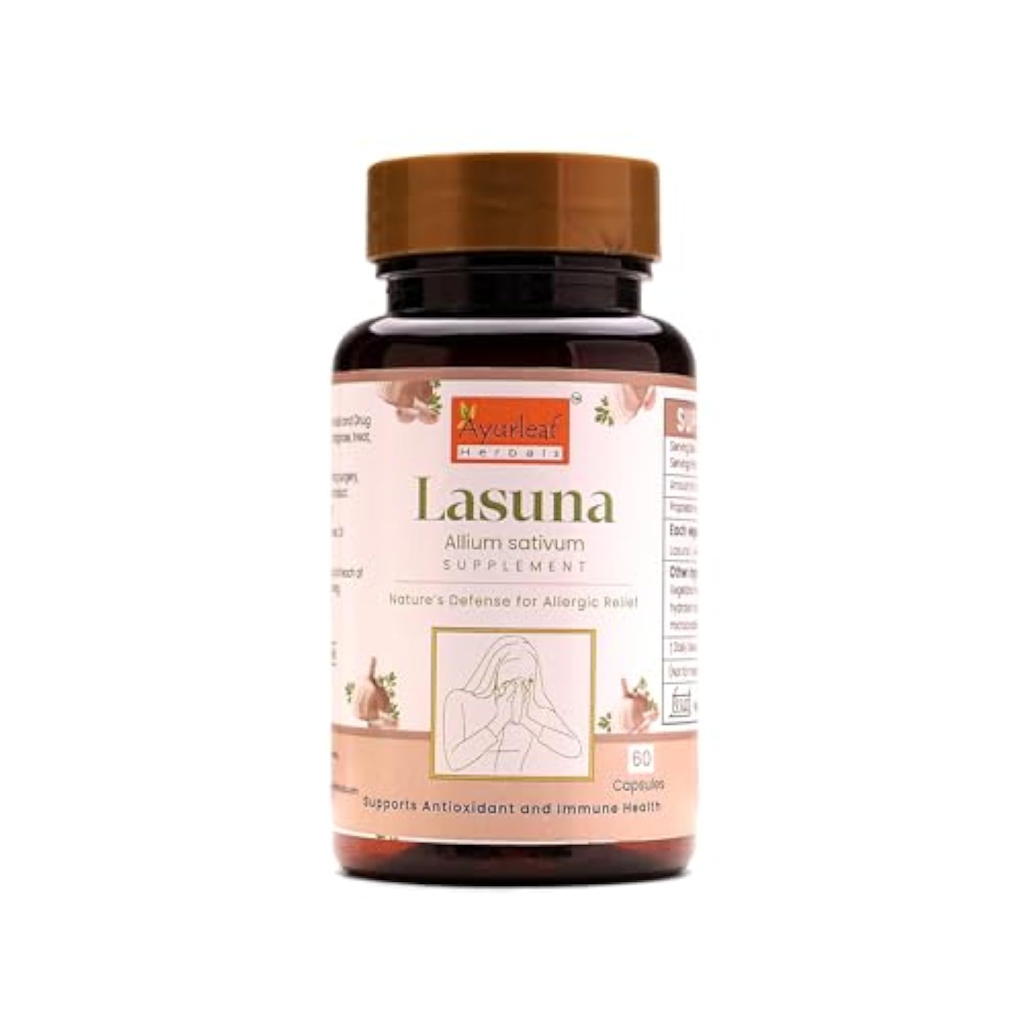 Lasuna (Garlic) Capsules for Cholesterol Control