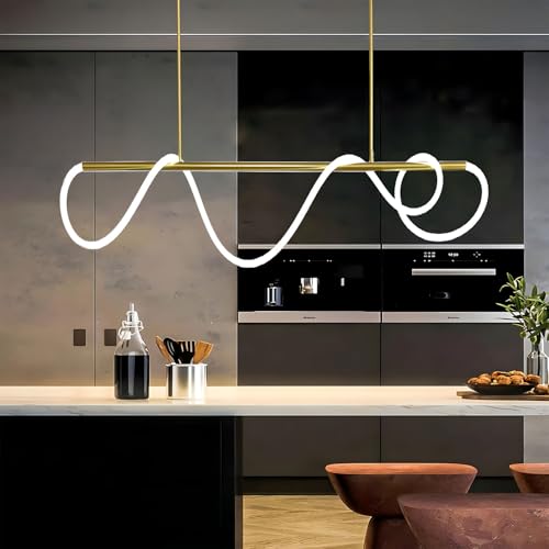 Lustre LED 54W variable pour ne plus manquer de lumière au-dessus de la table