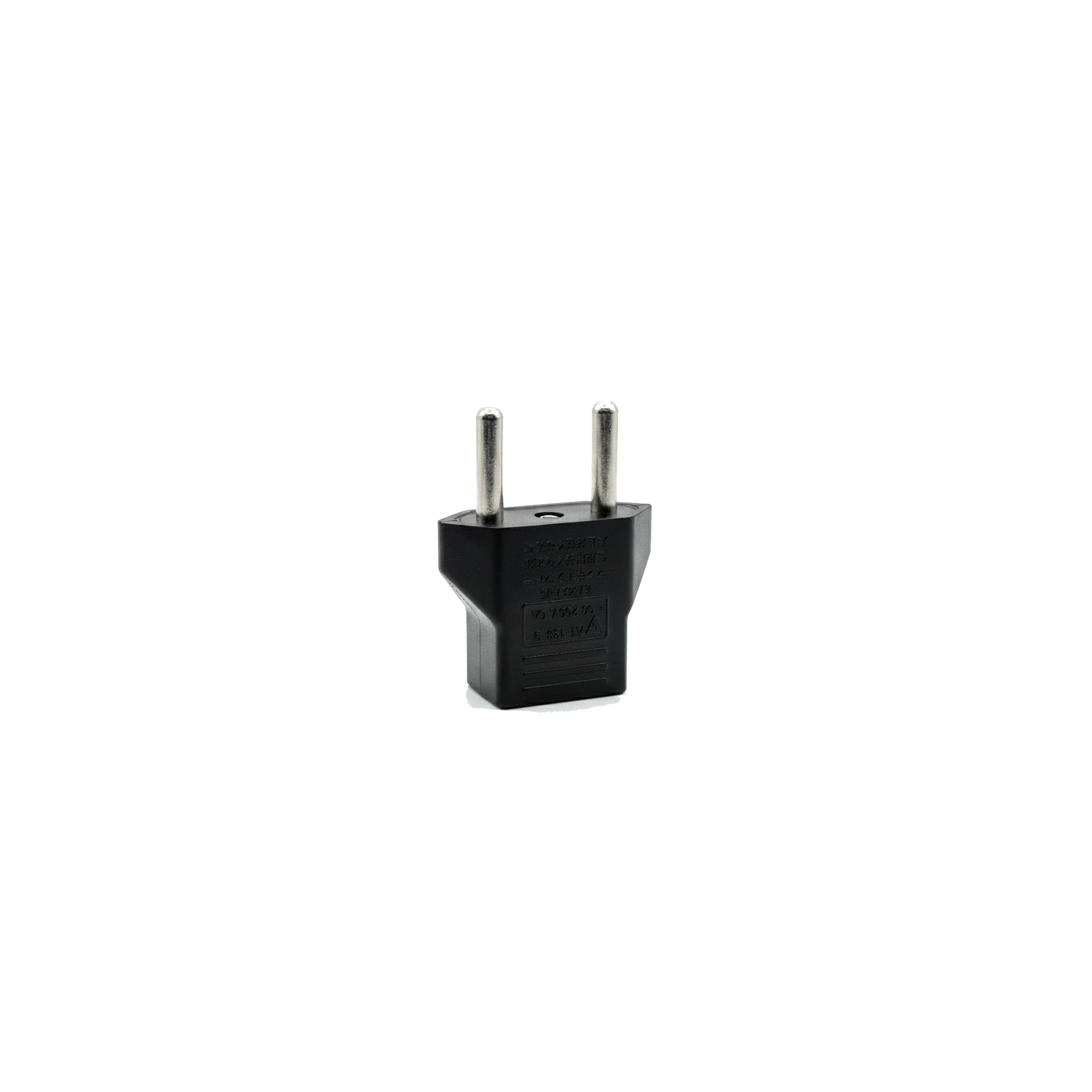 Pack de 4 Adaptadores Enchufe USA a Europa/España, Adaptador Americano a Europeo Tipo A/B a C/F, Compacto para Viaje, Compatible con EE.UU., Canadá, Japón y Asia, Negro — view 6