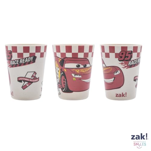 Image of Zak Designs Disney and Pixar Cars Kids Dinnerware Plate Bowl & Tumbler