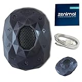 Zenimal Teen and Adult Meditation Audio Player - Patented Screen-Free Mindfulness Device with 9 Audio Meditations and 60 Minutes of Soothing Sounds and Music, Onyx