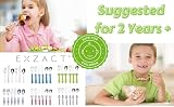 Exzact Zestaw sztućców dla dzieci 18 szt. ze stali nierdzewnej 18/10 sztućce dla dzieci/naczynia/sztućce dla maluchów - 6 x widelce, 6 x bezpieczne noże obiadowe, 6 x łyżki obiadowe - Safari