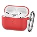 BRG Airpods Pro Case Cover, [2019 Released] Soft Silicone Skin Cover Shock-Absorbing Protective Case with Keychain for Airpods Pro [Front LED Visible] ...