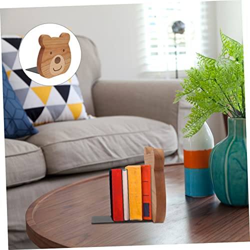 2 supports en bois forme ours mignon pour stylos et bureau de maison - 4