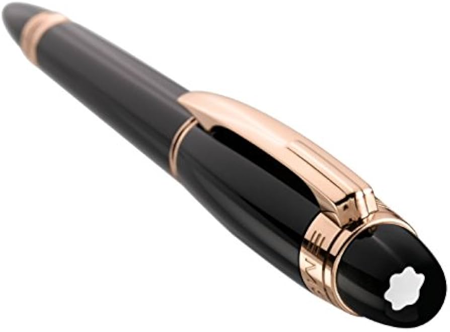 モンブラン　スターウォーカー　MONTBLANC StarWalker Montblanc 105651 StarWalker Rose Gold & Black Resin Fountain Pen