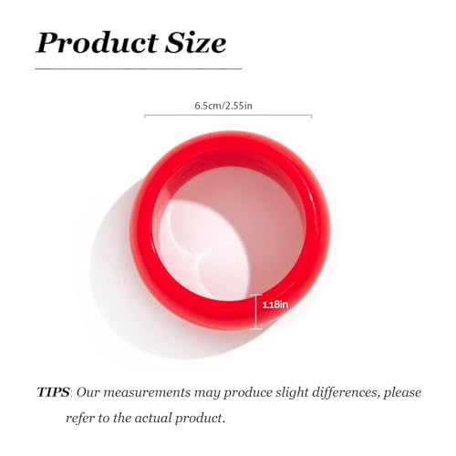 Acrylic Chunky Bangles Bracelets for Women Trendy Colorful Resin Bangles Chunky Bangle Cuff Irregular Wristbands Resin Jewelry Gifts 6