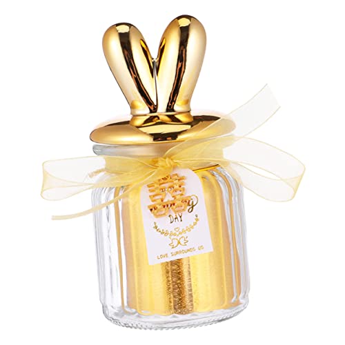 Genérico 1 Caja Caja De Dulces De Cristal De Boda Terrario Con Tapa Juguete Tarro De Galletas Pequeños Botes De Boticario Con Tapas Favor Plato De Dulces Decoraciones Frasco Papelera Cesta
