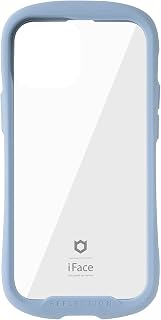 iFace Reflection iPhone 13 mini 手机壳 透明 钢化玻璃 (淡蓝色)