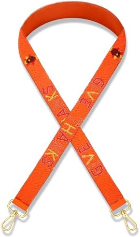 boderier Thanksgiving Beaded Purse Strap Replacement Crossbody Turkey GIVE THANKS Strap Fall Thanksgiving Gifts for Women image 5