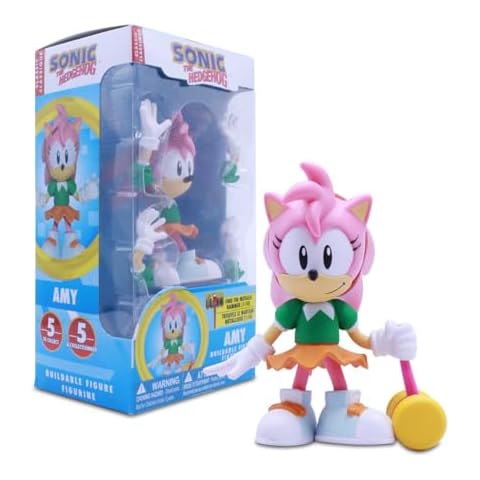 Just Toys LLC Sonic The Hedgehog Action Figures (Amy Rose Series 2) Cover