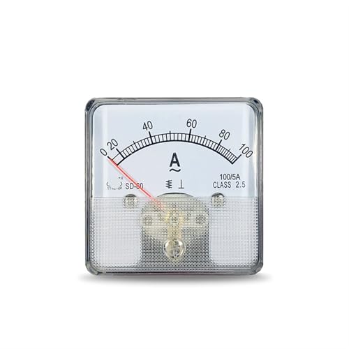 Ampèremètre AC 5A SD60 voltmètre alternatif cadran aiguille de tableau