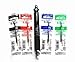 Uni-ball Jetstream 4&1 4 Color 0.5 Mm Ballpoint Multi Pen(msxe510005.24)+ 0.5 Mm Pencil(black Body) & 4colors Ink Pens Refills Value Set