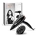 BaByliss DC Motor Hair Dryer, 2200W 3 Heat & 2 Speed Settings With Cool Shot Button, Ionic Technology For Frizz Free Hair, Comfortable Lightweight Black Design With Diffuser, D5709DSDE (Black)