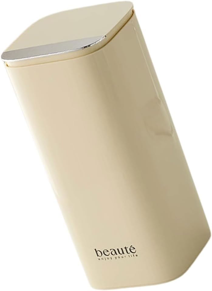 Auto Rising Makeup Brush With Cover And 4 Compartments For Quick Access