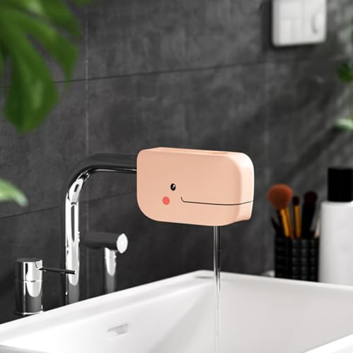 Cache robinet baleine beige pour sécuriser la baignoire pendant le bain - 4