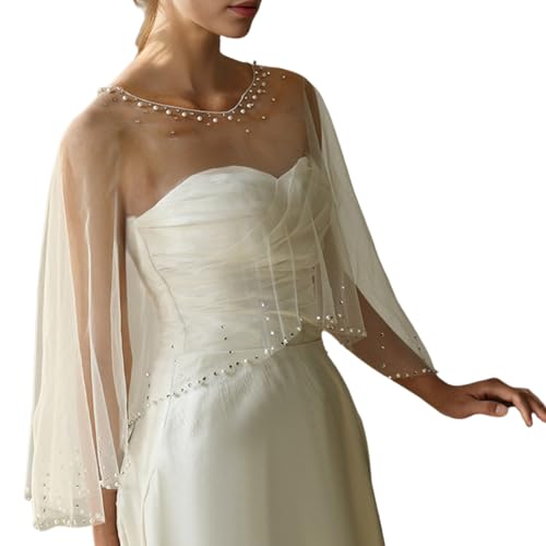 Women Mesh Shawl With Beadwork Rhinestones Seethrough Shoulder Wrap For Special Occasion And Evening Party Wear3