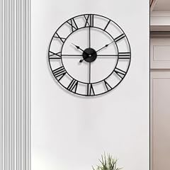 24 inch Large Metal Wall Clock, Industrial Indoor Outdoor Waterproof Art Decor Modern Clocks 24 inch Large Metal Wall Clock, Industrial Indoor Outdoor Waterproof Art Decor Modern Clocks review