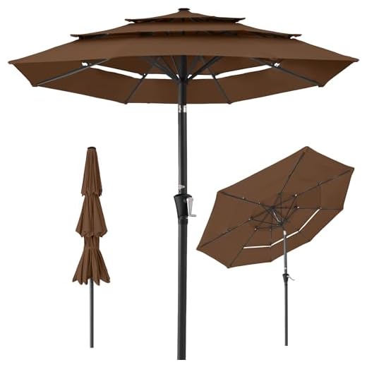 10ft 3-Tier Market Patio Umbrella