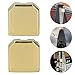 2PCS Metronome Slider Stainless,Steel Mechanical Metronome Sliding Block Replacement for Violin with Gold Color Elegant Design