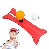 Tabla de entrenamiento de swing de golf, ayuda de entrenamiento de golf para práctica en interiores, equipo de entrenamiento de golf fácil de operar, tabla de swing de de golf portátil