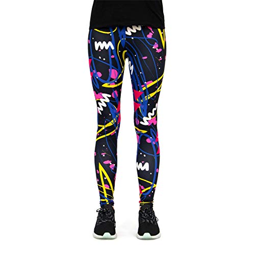cosey Neonlook Leggings, Pop Scribble, Einheitsgröße para Mujer
