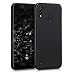Produktbild kwmobile Hülle kompatibel mit Blackview A60 Pro (4G) Hülle - weiches TPU Silikon Case - Cover geeignet für kabelloses Laden - Schwarz matt