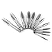 Produktbild 12pcs Schraubengewinde Handgewindebohrer Set Gerade Flöten Geeignet für M3 / M4 / M6 / M8 / M10 / M12