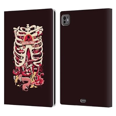 Head Case Designs Officially Licensed Rick and Morty Anatomy Park Season 1 & 2 Graphics Leather Wallet Case Compatible with Apple iPad Pro 11 M4/M5 2024/2025