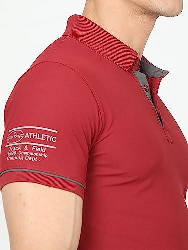 Image of Mens Half Sleeve Polo Neck T-Shirt | Polyster