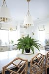 Hollyone Plante artificielle en pot pour l'extérieur & Faux intérieurs Boston Fausse usine de Bush Fern en pot pour jardin ferme Windowsill bureau salon décoration décoration maison