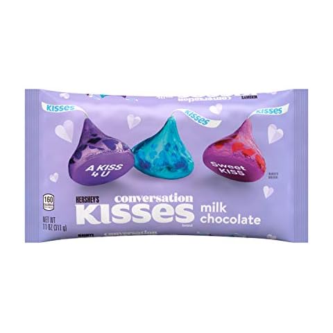 HERSHEY'S KISSES Valentine's Day Candy Milk Chocolate Bag, 11 Oz. Cover
